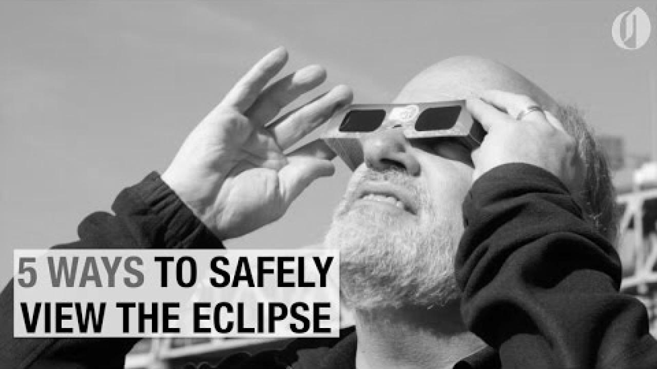Embedded thumbnail for 5 ways to safely view the 2017 total solar eclipse