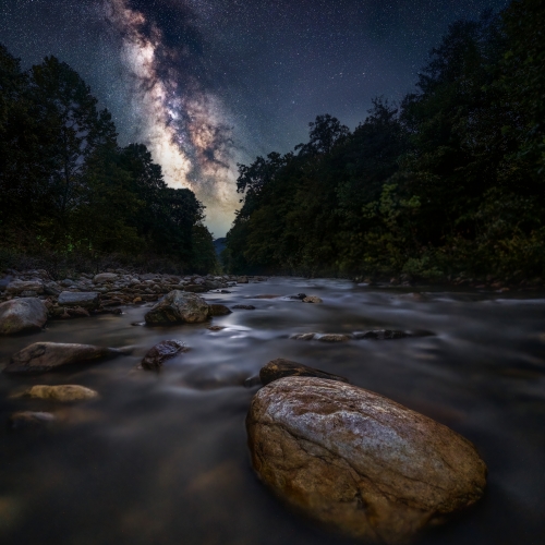 Pigeon River Under the Stars