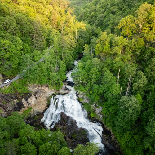 Summer Drives in the Cullasaja Gorge