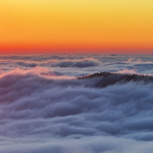 Stormy Cloud Sea Sunrise