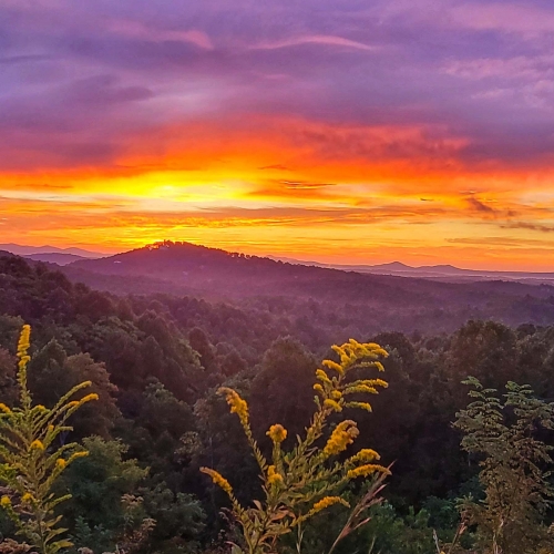 Sunrise toward South Mountains