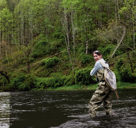 Fly Girl : Kelly McCoy guides fishing fans to great catches on the New  River