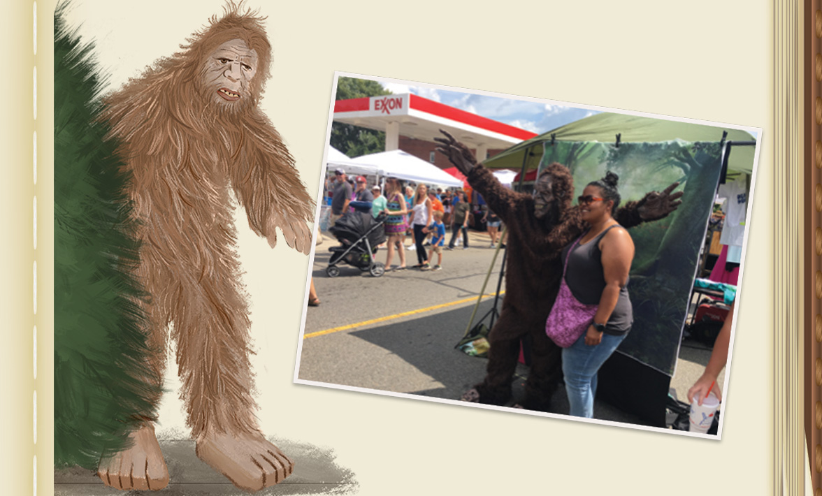 Did men capture photo of a Bigfoot by North Carolina lake