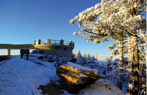 mount mitchell winter