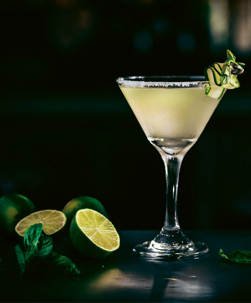 Recipe Cucumber Basil Gimlet WNC Magazine