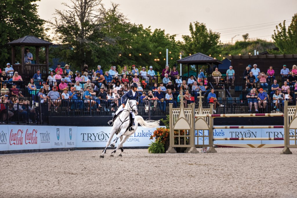 Tryon International Equestrian Center, which hosts riding events like Saturday Night Lights.
