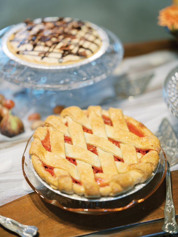 A selection of freshly baked pies from Stickboy Bakery proved to be the total crowd-pleaser.