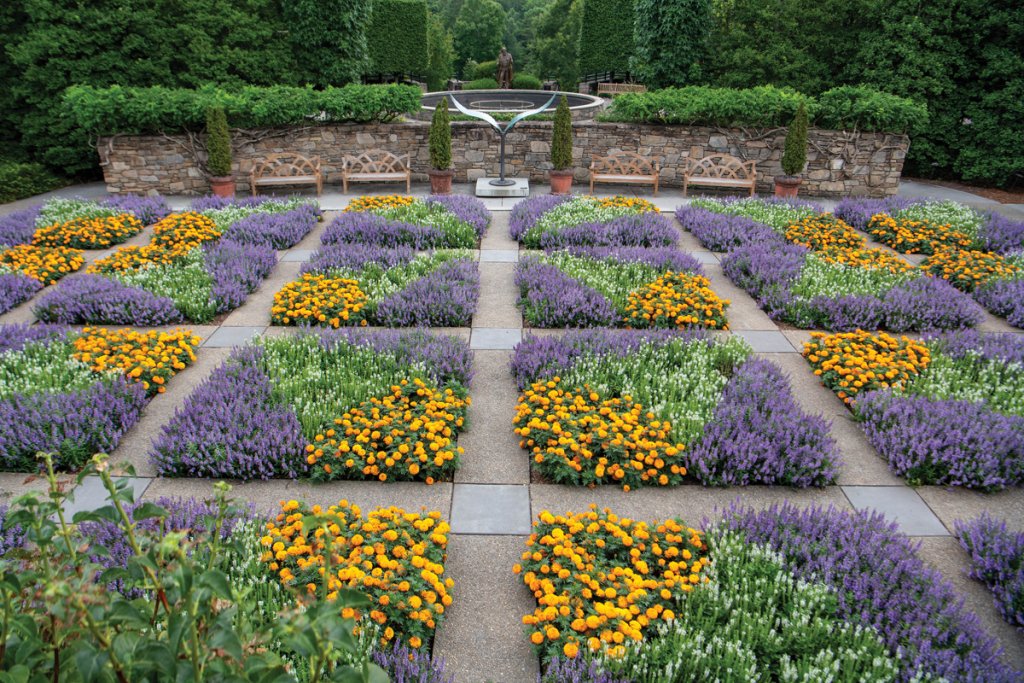 NC Arboretum Quilt Garden.