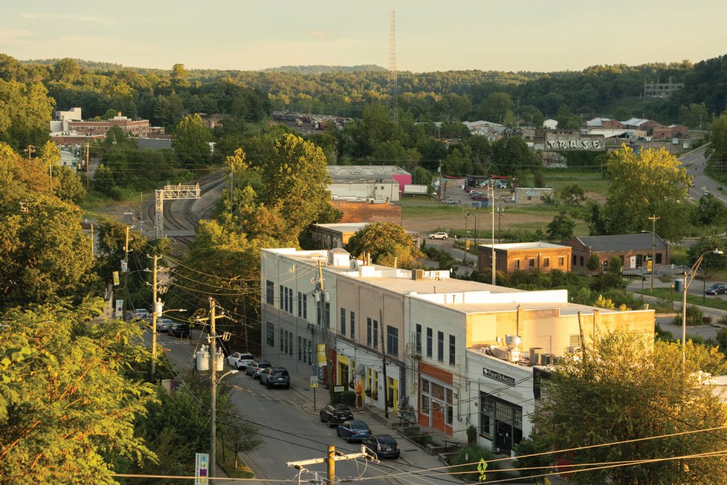 The River Arts District.