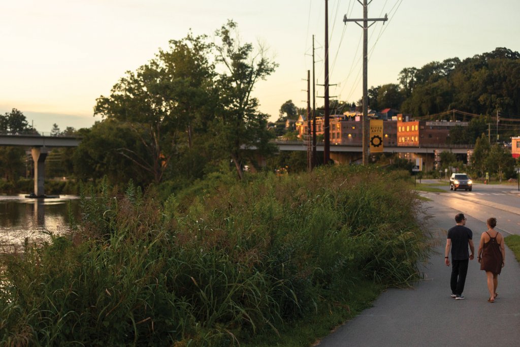 The River Arts District.