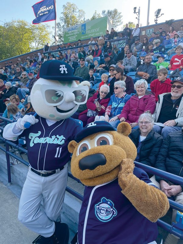 Thirsty Thursdays attract large crowds, and sellouts are commonplace for fireworks displays as well as when replica jerseys are given away. Ted E. Tourist made his debut at McCormick Field in the 1980s before Mr. Moon landed in 2011. Since then, the two mascots have had a sibling rivalry, much to the delight of the Asheville fans.