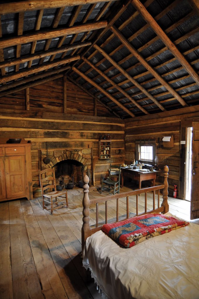 The cabins’ interiors are also preserved for visitors.