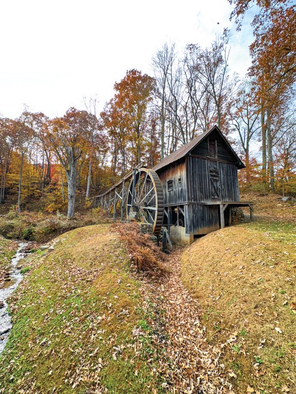 Francis Grist Mill is over 130 years old, and was built to grind grain for Francis Cove, just outside of Waynesville.