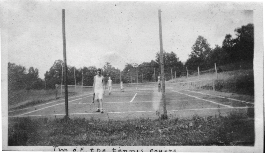 Camping Out - The summer of 1914 marked the inaugural class of campers at the French Broad Camp for Boys. More than forty campers got to enjoy activities like tennis, swimming, baseball, hiking, and more.