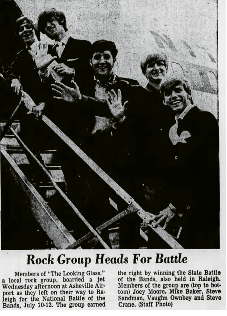 The Looking Glass, which placed fifth in a 1969 National Battle of the Bands.