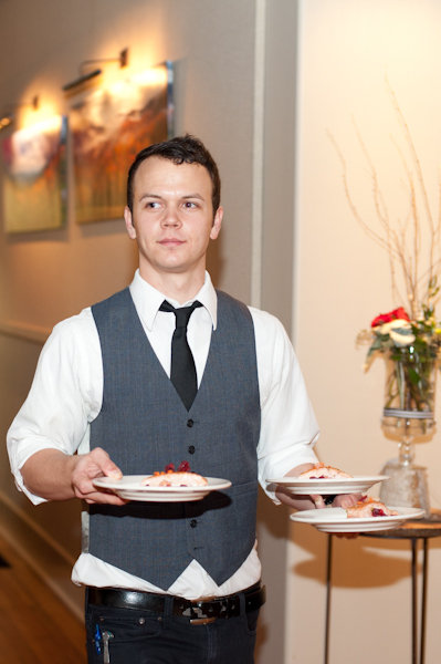 Chestnut&#039;s staff served the guests.