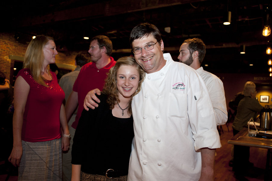 Chef Charles Hudson of Sunburst Trout Farms at 2012&#039;s ninth Chefs Challenge.