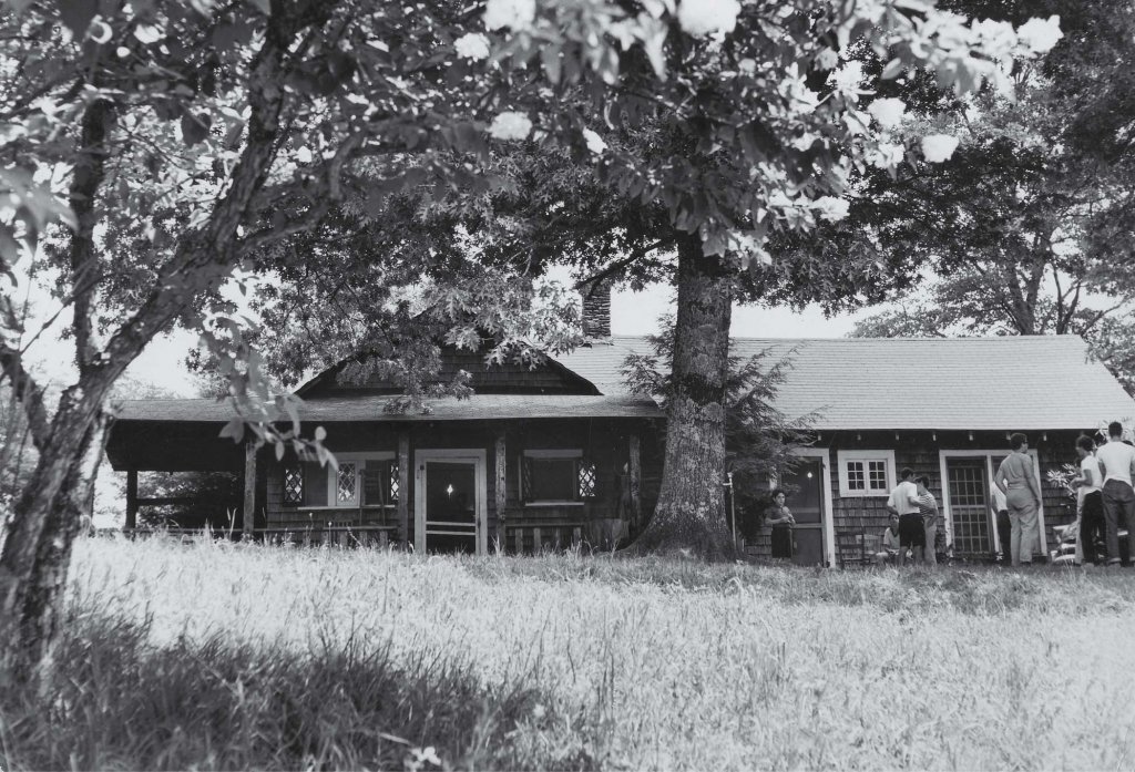 Days at Camp Catawba started at the Mainhouse or early classes, hearty breakfasts, and planning for days of music classes and more traditional camp activities.
