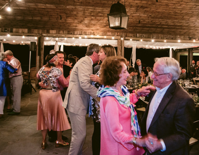 Ann Brissey and Bert Mobley were among the guests who enjoyed the gala dance party.