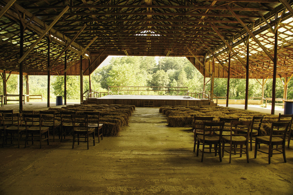 The Festival Barn is the site of many concerts, dances, and celebrations.