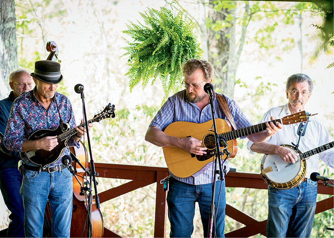 BearWallow, winner of the 2015 MerleFest Band Competition, provided live entertainment.