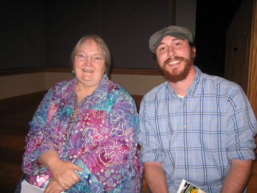 Deidre &amp; David chat after the session.