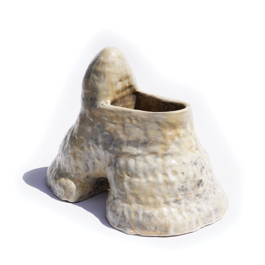 &#039;Dopplegänger&#039;, stoneware, slip, underglaze, and glaze