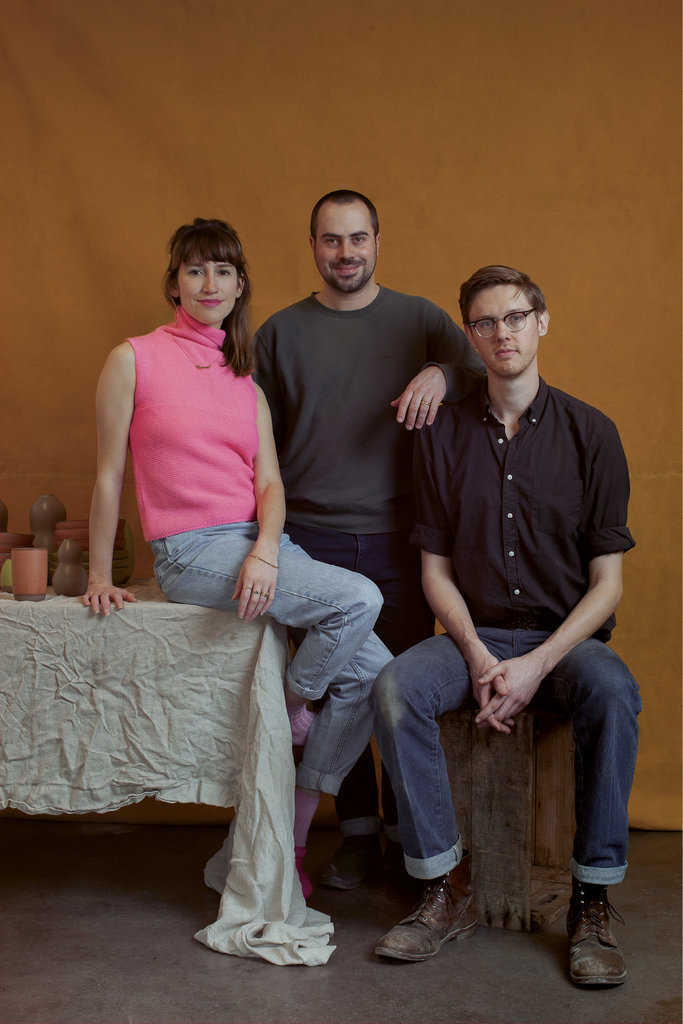 With a new and much larger production facility, online sales, and two retail stores, East Fork owners Connie and Alex Matisse and John Vigeland (right) are taking their brand to the masses.