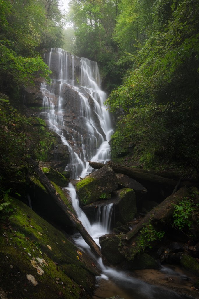 Eastatoe Falls near Brevard