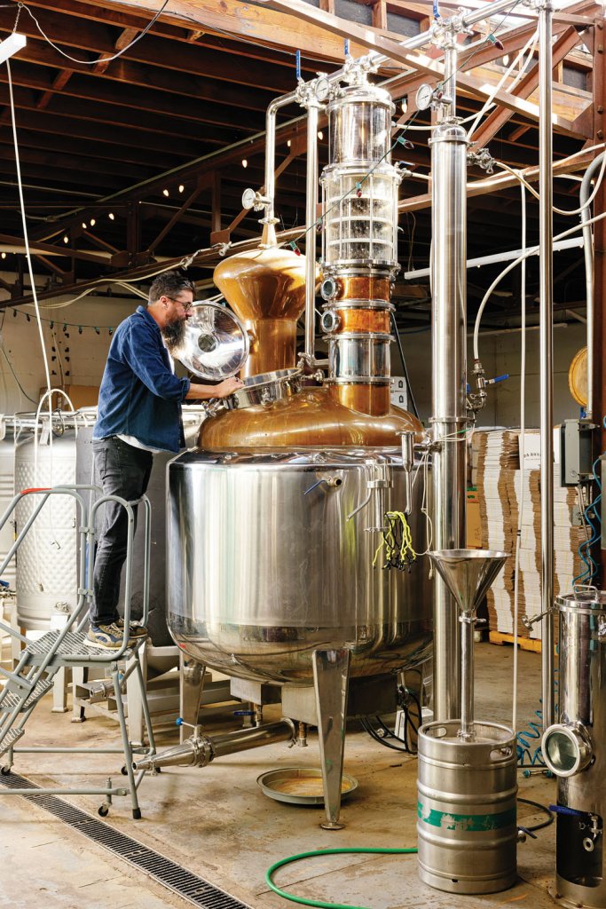 Like moonshine, other spirits are made using stills that filter out the fermented alcohol from the solid mixture that gives them flavor.