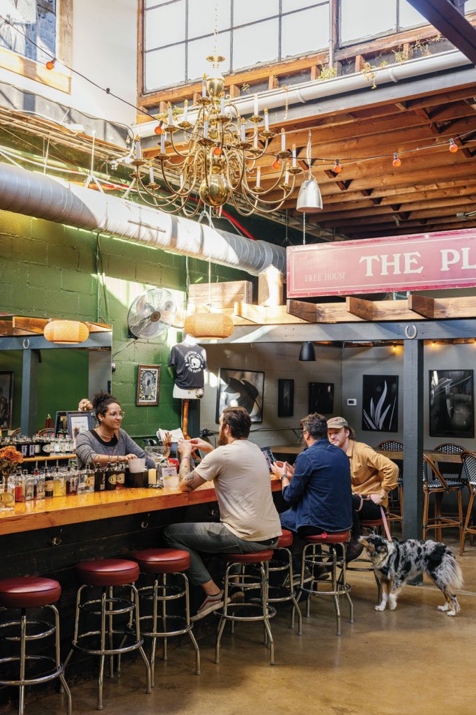 da Rhyne’s tasting room allows patrons to sample all the company’s offerings.