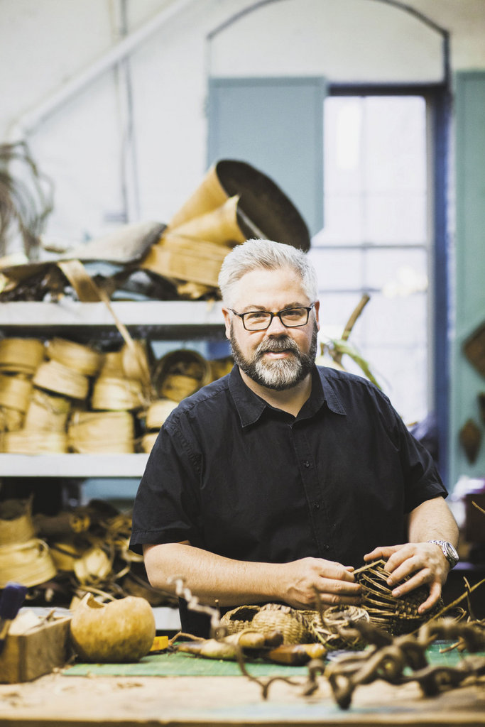Revered for his sculptural baskets, Tommey has been named an Artist Under 40 to watch by the Smithsonian American Art Museum’s Renwick Gallery.