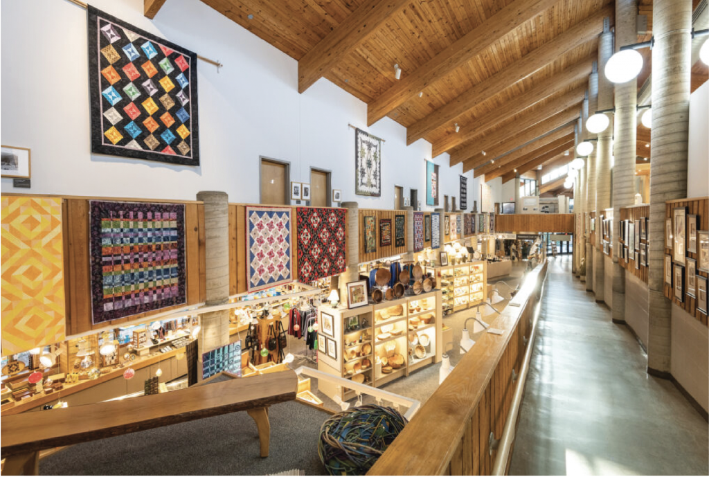 The Folk Art Center’s Allanstand Craft Shop is the oldest craft shop in the country.