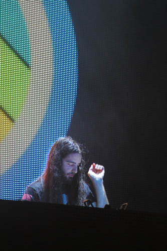 Bassnectar performs on Friday at Mountain Oasis Electronic Music Summit.