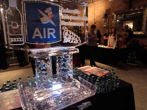 Ice sculpture by Jeff Pennypacker of Masterpiece Ice