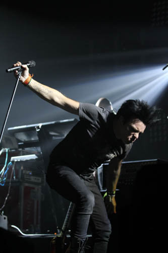 Gary Numan performs on Saturday night during Mountain Oasis Electronic Music Summit.