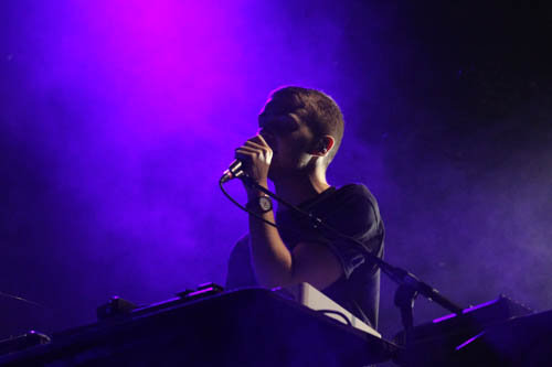 Disclosure performs during the Mountain Oasis Electronic Music Summit in Asheville.