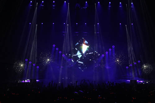 Disclosure performs during the Mountain Oasis Electronic Music Summit in Asheville.