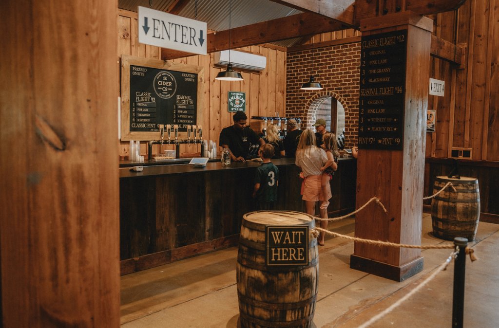 Cider Barn at Jeter  Mountain Farm.