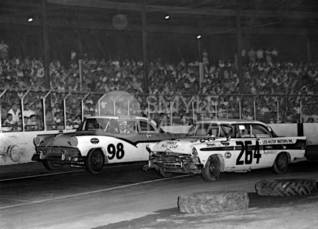 McCormick Field also hosted stock car racing in the 1950s.