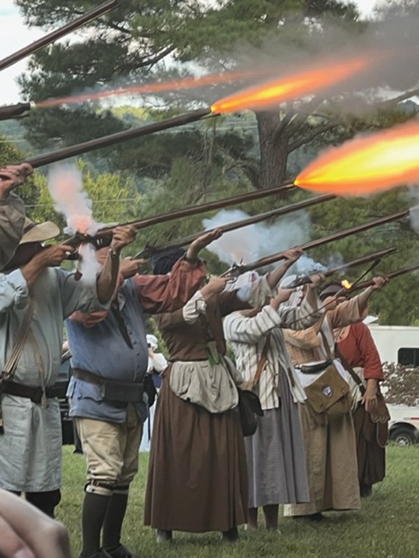 On the 200th anniversary, the 1980 reenactors traveled the same path as the militia. Reenactments like these are still popular today, such as a recent annual march reenactment hosted by the OVTA.