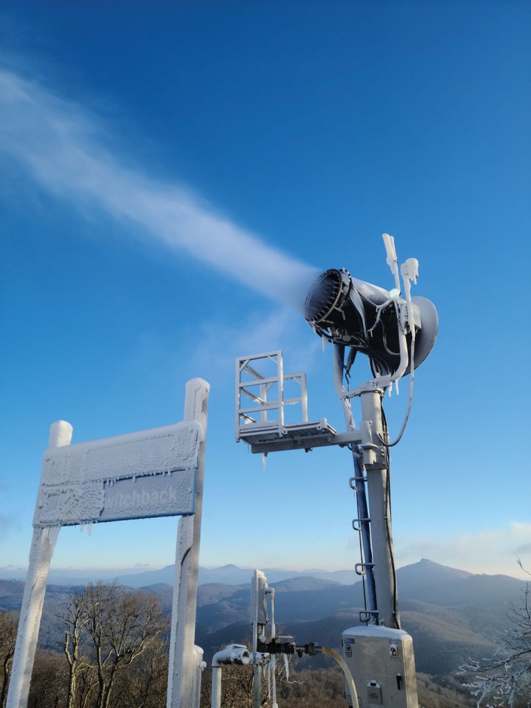 Peerless snowmaking at Sugar Mountain. Courtesy of Sugar Mountain.