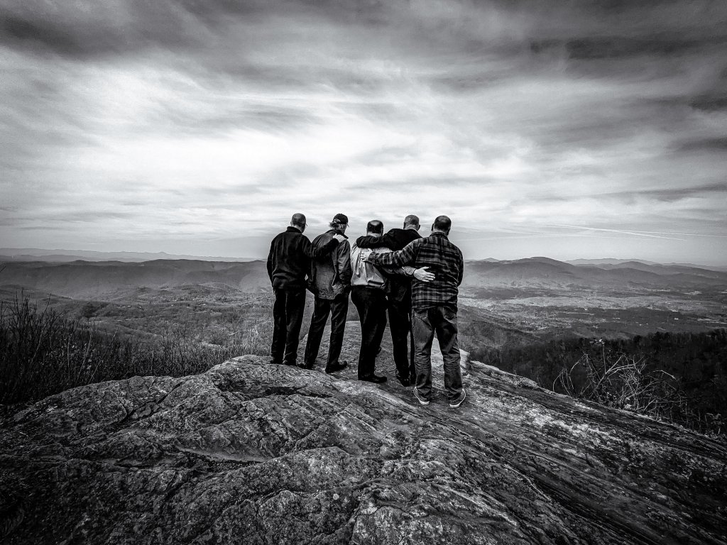 Brother’s Farewell - Andrea Reid After losing their mother, five brothers stand atop the Blue Ridge Mountains, overlooking her home in Columbus. {Amateur} @stilettoschu