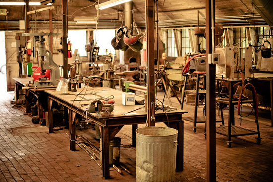 Inside the Blacksmith Shop