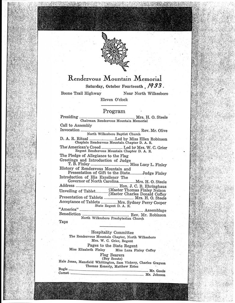 Although they no longer exist, memorial tablets were placed on the mountain in 1933 to commemorate the Revolutionary War history on the mountain