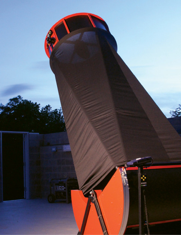 The state’s largest public-use telescope, at Bare Dark Sky Observatory
