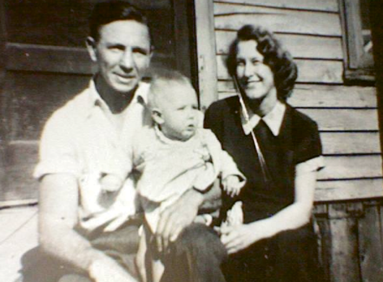 Roots Revisited: Lundy (shown here with her parents) grew up a city girl in Louisville, Kentucky, but was continuously drawn to the food and culture of where she was born: the small, rural Kentucky town of Corbin.