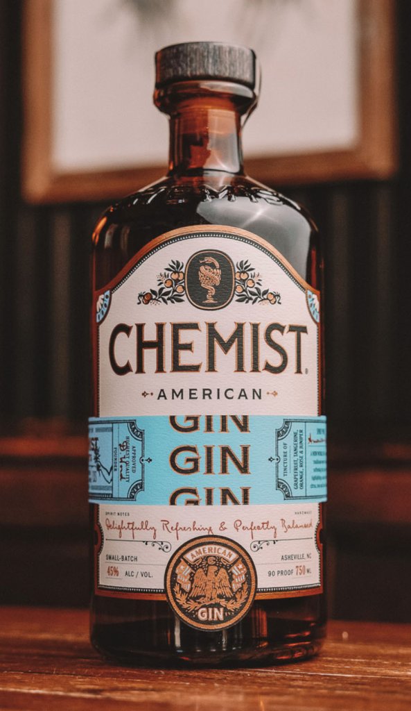 CHEMIST: Chemist produces several high-quality spirits by the fifth, including collections of vodkas, gins, whiskeys, and liqueurs.