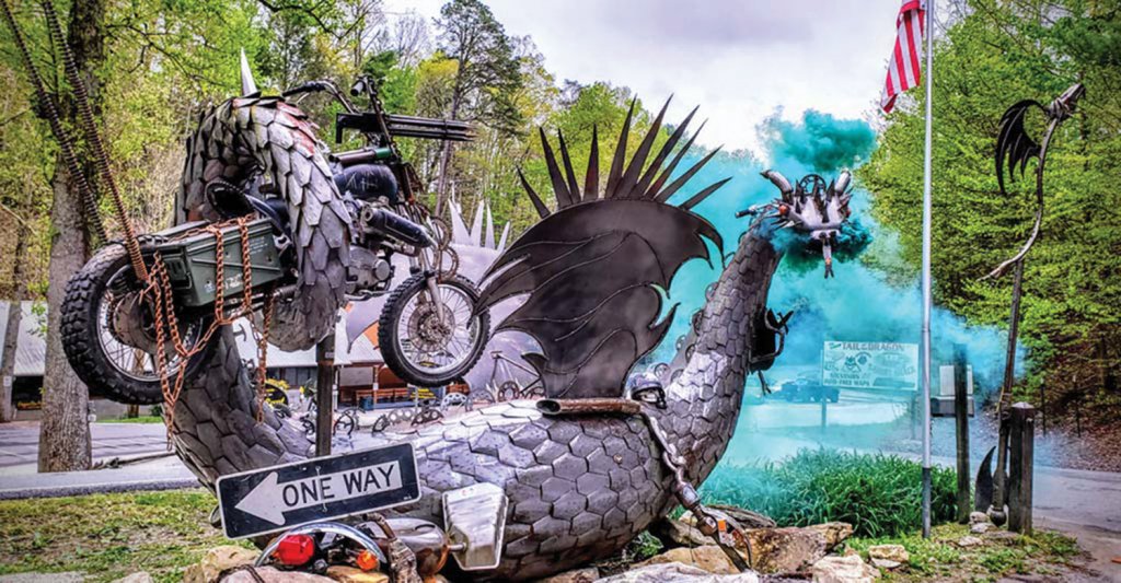Tail of the Dragon’s mascot