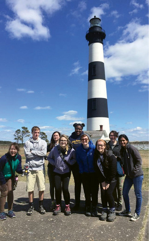Alternative service trip to study bio-systems in the Outer Banks